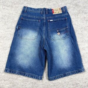 Vintage Y2K Brooklyn Xpress Carpenter Shorts Men‎ 34 Baggy Loose Fit Skate 2000s